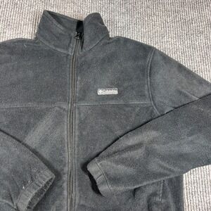 Columbia Jacket Men's XL Steens Mountain‎ Full Zip Fleece Black Gorpcore
